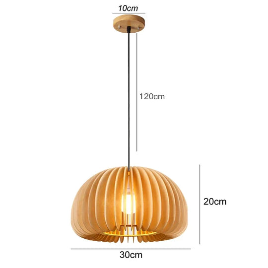 Zen Glow Bamboo Pendant Lamp