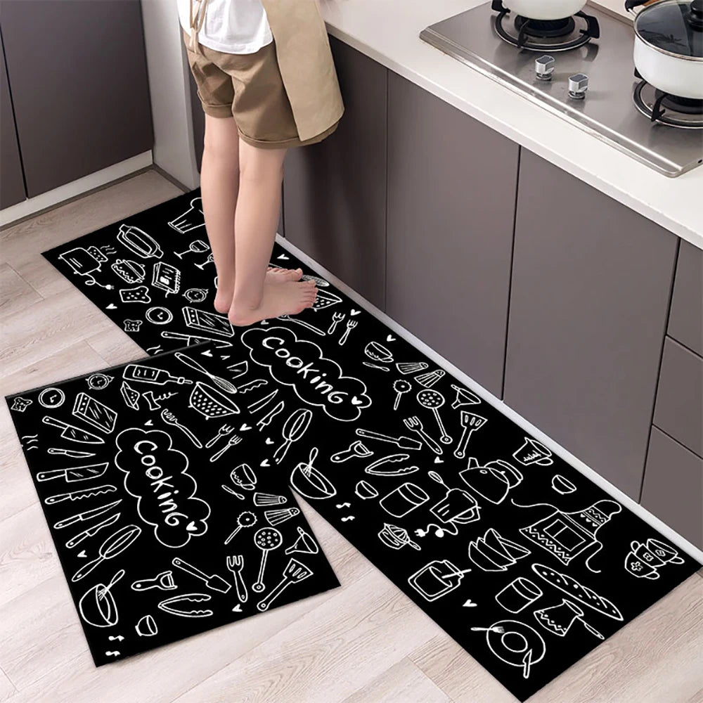 Modern Kitchen Anti-Fatigue Mat – Stylish & Durable