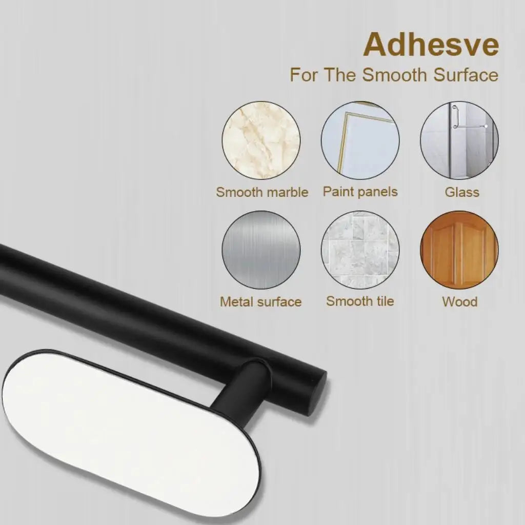 Modern Stainless Steel Wall-Mount Paper Towel Holder – No-Drill Design