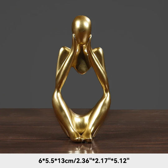 The Abstract Thinker Statues Sculptures - RM Signature Spaces