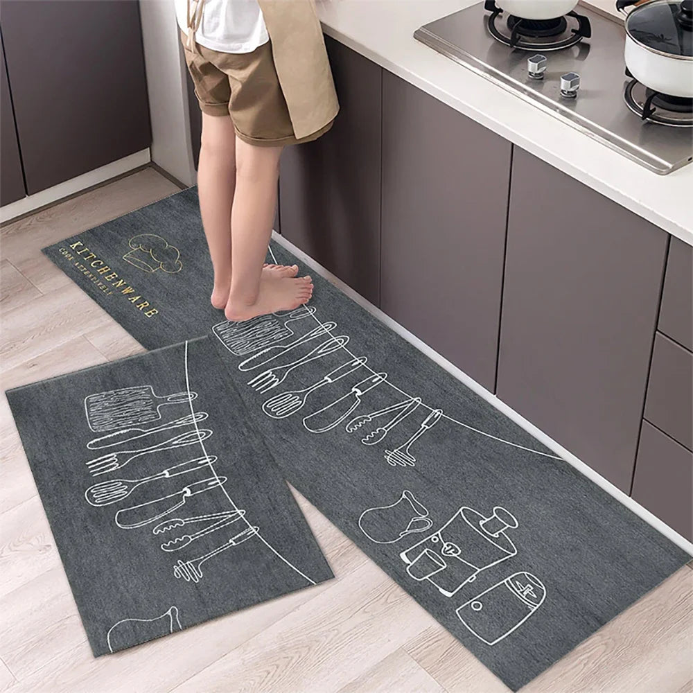 Modern Kitchen Anti-Fatigue Mat – Stylish & Durable