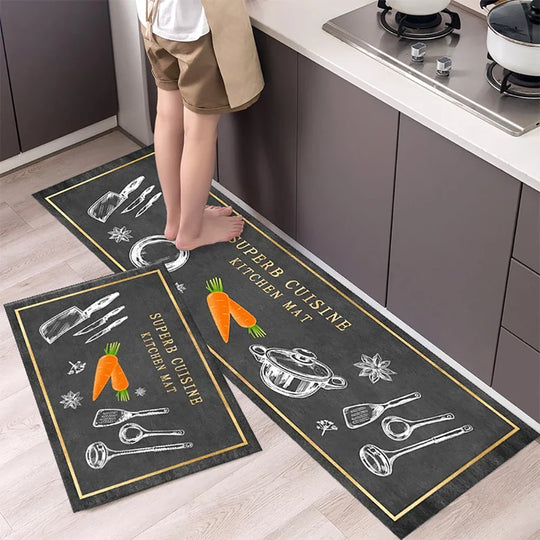 Modern Kitchen Anti-Fatigue Mat – Stylish & Durable