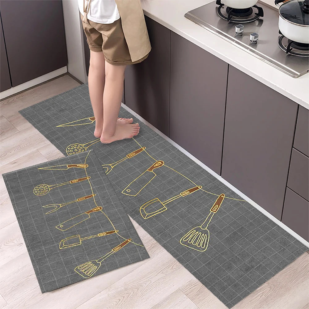 Modern Kitchen Anti-Fatigue Mat – Stylish & Durable