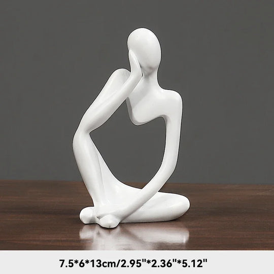 The Abstract Thinker Statues Sculptures - RM Signature Spaces