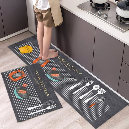 Modern Kitchen Anti-Fatigue Mat – Stylish & Durable