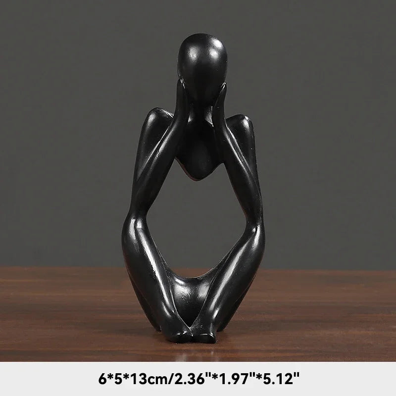 The Abstract Thinker Statues Sculptures - RM Signature Spaces