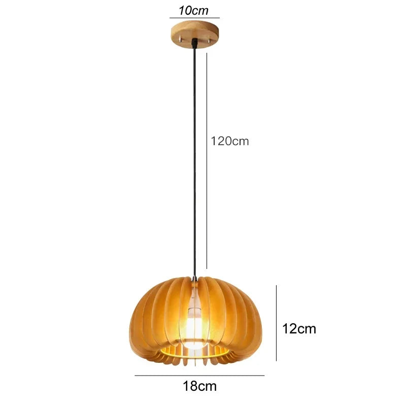 Zen Glow Bamboo Pendant Lamp