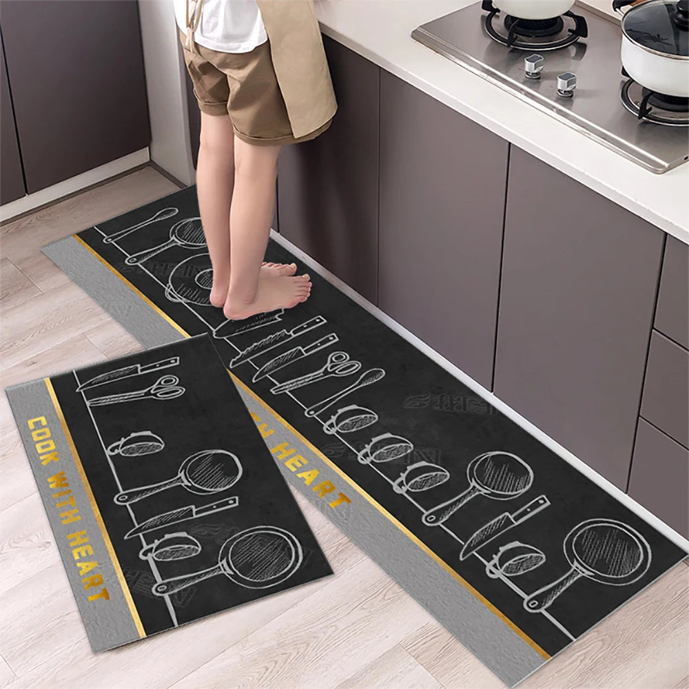 Modern Kitchen Anti-Fatigue Mat – Stylish & Durable